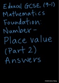 Answers to Edexcel GCSE (9-1) Mathematics Foundation Textbook: Number - Place value (Part 2)