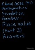 Answers to Edexcel GCSE (9-1) Mathematics Foundation Textbook: Number - Place value (Part 3)