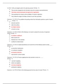 BUSN 278 Final& Midterm Exam with 100% Correct Answers Latest 2020