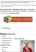 Robert Hall Mobility Shadow Health Focused Exam; QSEN Competencies