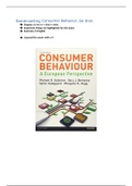 Samenvatting Market Consumer Behavior 6th edition
