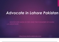 Best and Expert Divorce Lawyer in Lahore Pakistan