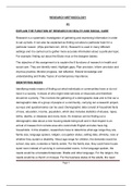 Essay Unit 22 - Research Methodology for Health and Social Care  P1
