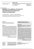 Epidemic Surveillance of Covid-19: Considering Uncertainty and Under-Ascertainment