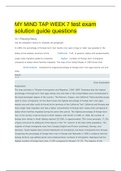 MY MIND TAP WEEK 7 test exam solution guide questions  