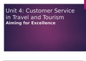 unit 4 delivering excellence in travel and tourism
