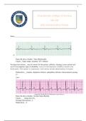 EKG Interpretation packet, Chamberlain College of Nursing
