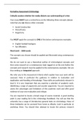 Criminology Essay Question & Feedback Answer - Applies to all Criminology essays