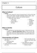 Chapter 3/4 Culture and Socialization