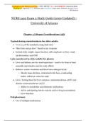 NURS 3410 Exam 2 Study Guide (2020 Updated) – University of Arizona | NURS3410 Exam 2 Study Guide (2020 Updated)