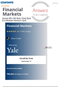 Financial Markets - Coursera All Quiz & Assignments Answer ( With Explanations)