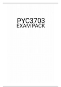 PYC3703 EXAM PACK