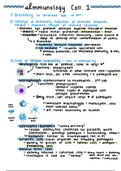 Immunology Colloquium 1 Study Guide/Summary