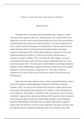 Psychology Essay & Research Proposal - FIRST CLASS (78%)