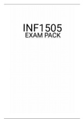 INF1505 EXAM PACK