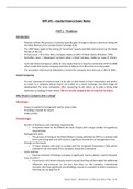 LPC Equity Finance Revision Notes 2021 (High Distinction - 90%)