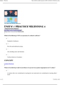 BUSI 341 Conflict_Resolution_Milestone_4_Practice_Test_2020 | BUSI341 UNIT 4 — PRACTICE MILESTONE 4_A Grade
