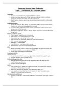 OCR Computer Science Chapter 1 (Components of a Computer System) Detailed Notes
