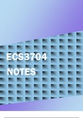 ECS3704 - Notes