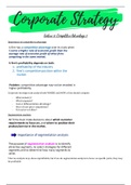 Economics CORPORATE STRATEGY (university level) Aesthetic Clear Detailed Revision Notes