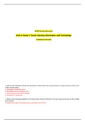 NR 360 Week 2 Assignment Using ATI Resources; Nurse's Touch-Nursing Informatics & Technology Informatics