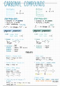 Carbonyl Compounds Information Sheet