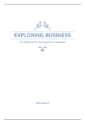 BTEC Business Level 3: Exploring Business - Assignment 2 Zara P4 P5 P6 M3 M4 D2 D3