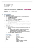 Osteoporosis - revision guide