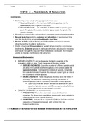 A-Level Biology A (2015) Salters-Nuffield Full A* Notes - Topic 4