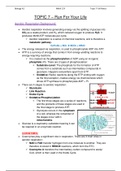 A-Level Biology A (2015) Salters-Nuffield Full A* Notes - Topic 7