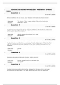NURSING 6501 ADVANCED PATHOPHYSIOLOGY MIDTERM QUESTIONS AND ANSWERS ; GRADE A SOLUTION