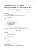 Samenvatting  pompen en compressoren (1717FTIPCK)