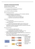Class notes on Studying development scientifically, Developmental Psychology