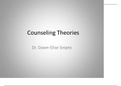 Class notes Counselling Theory in Psychology (PSYC200)  Darwin's Psychology, ISBN: 9780198708216