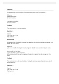 BUS 200 Exam 1- Questions and Answers- Straighterline