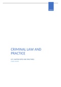 Criminal law and practice notes for exams - 2021
