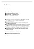 Medical Microbiology - Antibiotics notes
