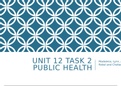 unit 12 task 2 health promotion and protection