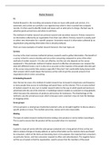 BTEC Level 3  Business Unit 10 - Market Research P1 (Distinction)