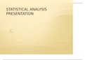 CRJ 305 Statistical Analysis Presentation weeek 2