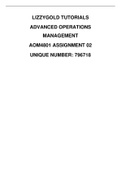 AOM4801 2021 Assignment 02 Solutions