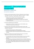 OBVsim2 - Documentation Assignment | VERIFIED SOLUTION 