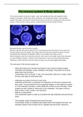 Unit 12 assignment 4 (D) body defences / immune system. BTEC applied science 