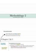 Methodology 2 - English - Year 2, Period 5 - VU Psychology