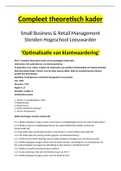 Voorbeeld theoretisch kader beïnvloeden klant tevredenheid - cijfer 8 - Small business Retail Management Stenden Leeuwarden - 5 onderwerpen, 13 deelvragen uitgewerkt