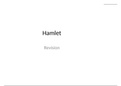 Presentation on Hamlet - revision resource
