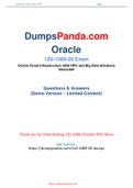 Newest and Authentic Oracle 1Z0-1089-20 PDF Dumps [2021]