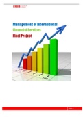 Management of International Financial Services