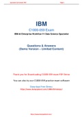 IBM C1000-059 Dumps Easily Available In PDF Format