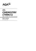 AQA AS CHEMISTRY (74041) Paper 1 Inorganic and Physical Chemistry Mark scheme Specimen paper Version 2